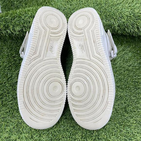 Nike Air Force 1 Mid White Trainers Size UK 4 314195-113 - Picture 4 of 4